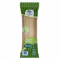 Espeto de Madeira Bambu 25CM X 3MM Pacote com 50 Unidades Espeto de Madeira Bambu 25CM X 3MM Pacote com 50 Unidades