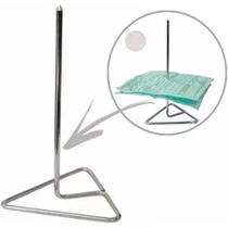 Espeto De Papel Aço Cromado Base De Metal 15 Cm Organizador 333