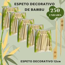 Espeto desenhado de Bambu com 250 unid, 12cm Para Petisco, Lanches, doces Espeto desenhado de Bambu com 250 unid, 12cm Para Petisco, Lanches, doces
