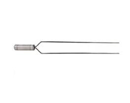 Espeto Duplo 50cm Lãmina Em Inox Carnes Espeto Duplo 50cm Lãmina Em Inox Carnes