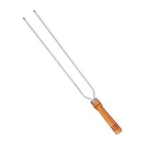 Espeto Duplo 80cm em Alumínio para Churrasco - MOR Espeto Duplo 80cm em Alumínio para Churrasco - MOR