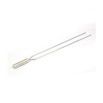 Espeto Duplo Inox 70cm Cabo Revestido Alumínio Churrasco Espeto Duplo Inox 70cm Cabo Revestido Alumínio Churrasco