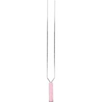 Espeto Duplo Inox Com Cabo De Madeira 75cm Kala