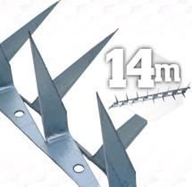 Espeto duplo lança dupla 0,5m - 14 metros cerca proteção