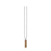 Espeto Duplo para Churrasco Niquelado 65cm -STOLF