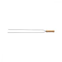 Espeto Duplo para Churrasco Tramontina com Lamina em Aço Inox e Cabo de Madeira 75 cm