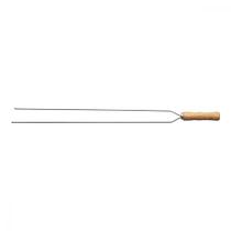 Espeto Duplo para Churrasco Tramontina com Lâmina em Aço Inox e Cabo de Madeira 95 cm Espeto Duplo para Churrasco Tramontina com Lâmina em Aço Inox e Cabo de Madeira 95 cm