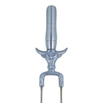 Espeto Duplo Zavi Grill de Inox para Carnes 68cm com Cabo de Alumínio Espeto Duplo Zavi Grill de Inox para Carnes 68cm com Cabo de Alumínio