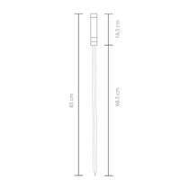 Espeto Gaúcho Simples para Churrasco 65cm - Grilazer