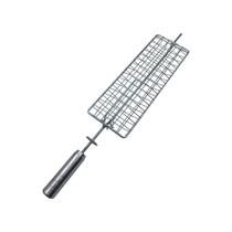 Espeto Grelha Giratória para Peixe e Frango