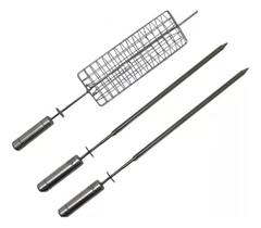 Espeto Grelha Giratório Espada Picanha Inox Espeto Grelha Giratório Espada Picanha Inox
