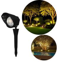 Espeto Hummer Luz Para Jardim carcaça Preto LED 5w Uso Externo (sol/chuva) IP65 AVANT