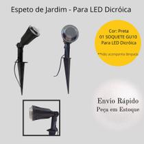 Espeto Jardim Policarbonato Para LED Dicróica