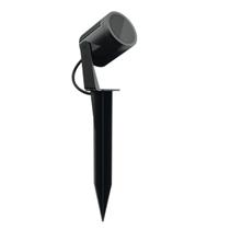 Espeto jardim stella com grade led 18,5w 3000k bivolt preto stl23766/30