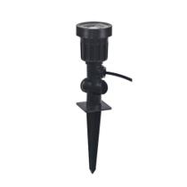 Espeto led pvc jardim preto - preto 05w/3000k - kian - kit c/ 12 un.