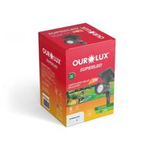 Espeto Led Spot Solar 3W 50 Lumens Branco 6500K - Ourolux