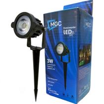 Espeto Luminária De Jardim Led 3w Branco Frio
