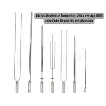 Espeto Mini Inox Lâmina 30cm P Churrasco Coração Laurindo