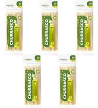 Espeto Para Churrasco 18cm 250 Unidades Natural Produtos