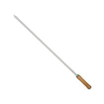 Espeto para Churrasco Espeto Simples 85CM Cromado em Aço e Madeira com Cabo Resistente Espeto para Churrasco Espeto Simples 85CM Cromado em Aço e Madeira com Cabo Resistente