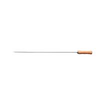 Espeto Para Churrasco Tramontina Aço Inox Cabo Madeira 75 Cm