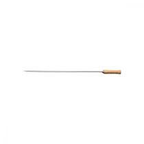 Espeto para Churrasco Tramontina com Lâmina em Aço Inox e Cabo de Madeira 65 cm Espeto para Churrasco Tramontina com Lâmina em Aço Inox e Cabo de Madeira 65 cm