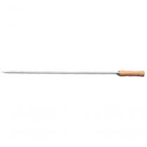 Espeto Para Churrasco Tramontina Inox Lâmina Com Cabo Madeira 75cm Espeto Para Churrasco Tramontina Inox Lâmina Com Cabo Madeira 75cm