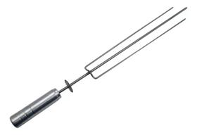 Espeto para churrasqueira giratória tridente Espeto para churrasqueira giratória tridente