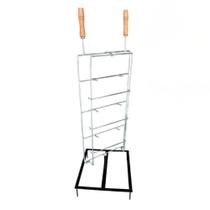 Espeto Para Costelão Aço Carbono Galvanizado A Fogo Com Base Giratória Todo Reforçado Maxicasa Espeto Para Costelão Aço Carbono Galvanizado A Fogo Com Base Giratória Todo Reforçado Maxicasa