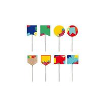 Espeto Para Doces Arraia - 14 Unidades - Cromus Espeto Para Doces Arraia - 14 Unidades - Cromus