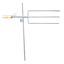 Espeto Para Fogo De Chão Giratório Reforçado 69 cm