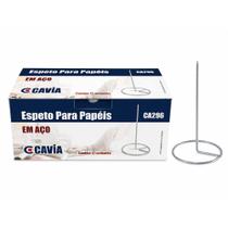Espeto para Papel Comanda Em Aço Base Resistente Caixa c/ 12 Unidades - Cavia