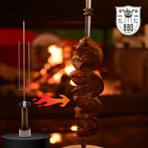 Espeto Portátil Giratório Basic Xpeto em Aço 62cm Churras Espeto Portátil Giratório Basic Xpeto em Aço 62cm Churras