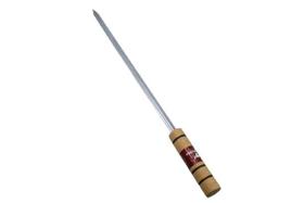 Espeto Simples Churrasco P/ Assar Carne Costela Tulipa 55cm