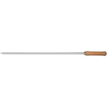 Espeto Simples para Churrasco 75cm Aço Cromado Mor Espeto Simples para Churrasco 75cm Aço Cromado Mor