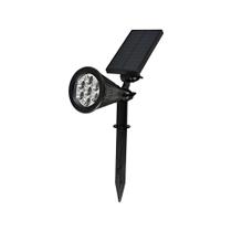 Espeto Solar para Jardim Taschibra Sunshine Led 3W Preto 6500K Luz Branca