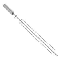 Espeto Tridente Inox Para Churrasqueira Gira Grill Cabo de Alumínio Espeto Tridente Inox Para Churrasqueira Gira Grill Cabo de Alumínio