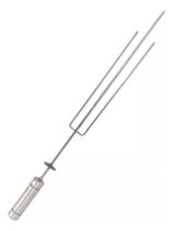 Espeto Triplo Giratório 50cm Inox Tridente