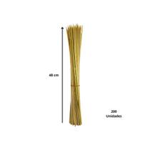 Espetos De Bambu: 200 Unidades de 48cm por 4mm