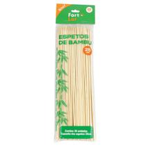 Espetos De Bambu Para Churrasco Petisco 25 cm 50 Unidades