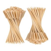 Espetos de bambu PFIEIFPO 20 cm 200 peças para aperitivos, churrasco e frutas