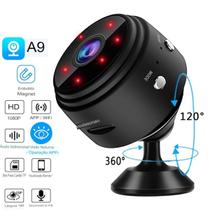 Espiã Mini Câmera IP A9 Wifi Noturna Com Escuta Sem Fio Sensor Infravermelho Cam Wife C/Nf - Câmera A9