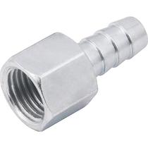 Espigão Fixo Fêmea Para Mangueira 5/16 Rosca 1/4 Npt Aço Z