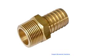 Espigão Fixo Macho Latão 3/4 rosca" x 1 mangueira" - Air Force