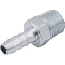 Espigão macho rosca de 1/4" com escama de 1/4" com 2 peças