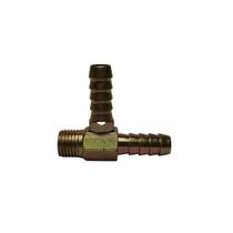 Espigão T Duplo 2 Saídas para Mangueira 3/8 X Rosca 1/4 Aço