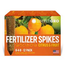Espigas de Fertilizante SimplyGro 8-4-8 para Frutas Cítricas 12 Unidades Espigas de Fertilizante SimplyGro 8-4-8 para Frutas Cítricas 12 Unidades