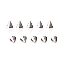 Espigões De Substituição De 2.5mm-6mm Para Piercing De Nariz, Lábio, Sobrancelha E Corpo, Peças De
