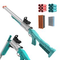 Espingarda de Brinquedo Tovol Zerky - Blaster de Espuma com Dois Canos e Projéteis de Espuma