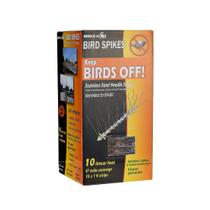 Espinhos para Pássaros Bird-X, Espinhos de Aço Inoxidável, Fácil de Instalar, Cobre 3 Metros Lineares, 30 cm L x 15 cm A, Pacote com 10 Tiras Espinhos para Pássaros Bird-X, Espinhos de Aço Inoxidável, Fácil de Instalar, Cobre 3 Metros Lineares, 30 cm L x 15 cm A, Pacote com 10 Tiras